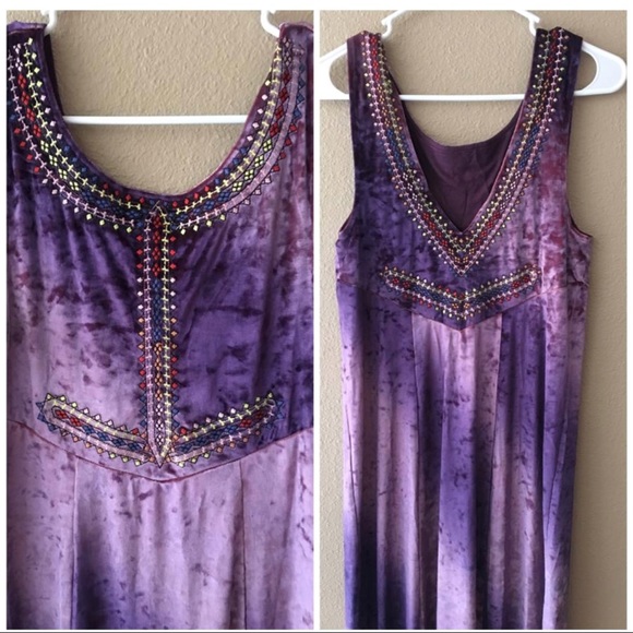 Free People Hello Gorgeous Crushed Velvet Dress - Picture 4 of 5